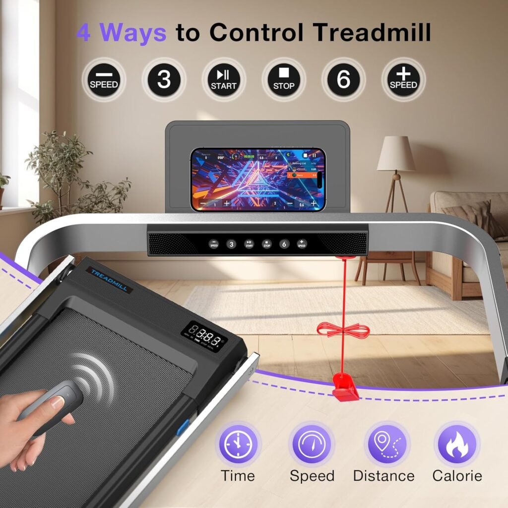 Cardirun treadmill accessories including voice and remote control