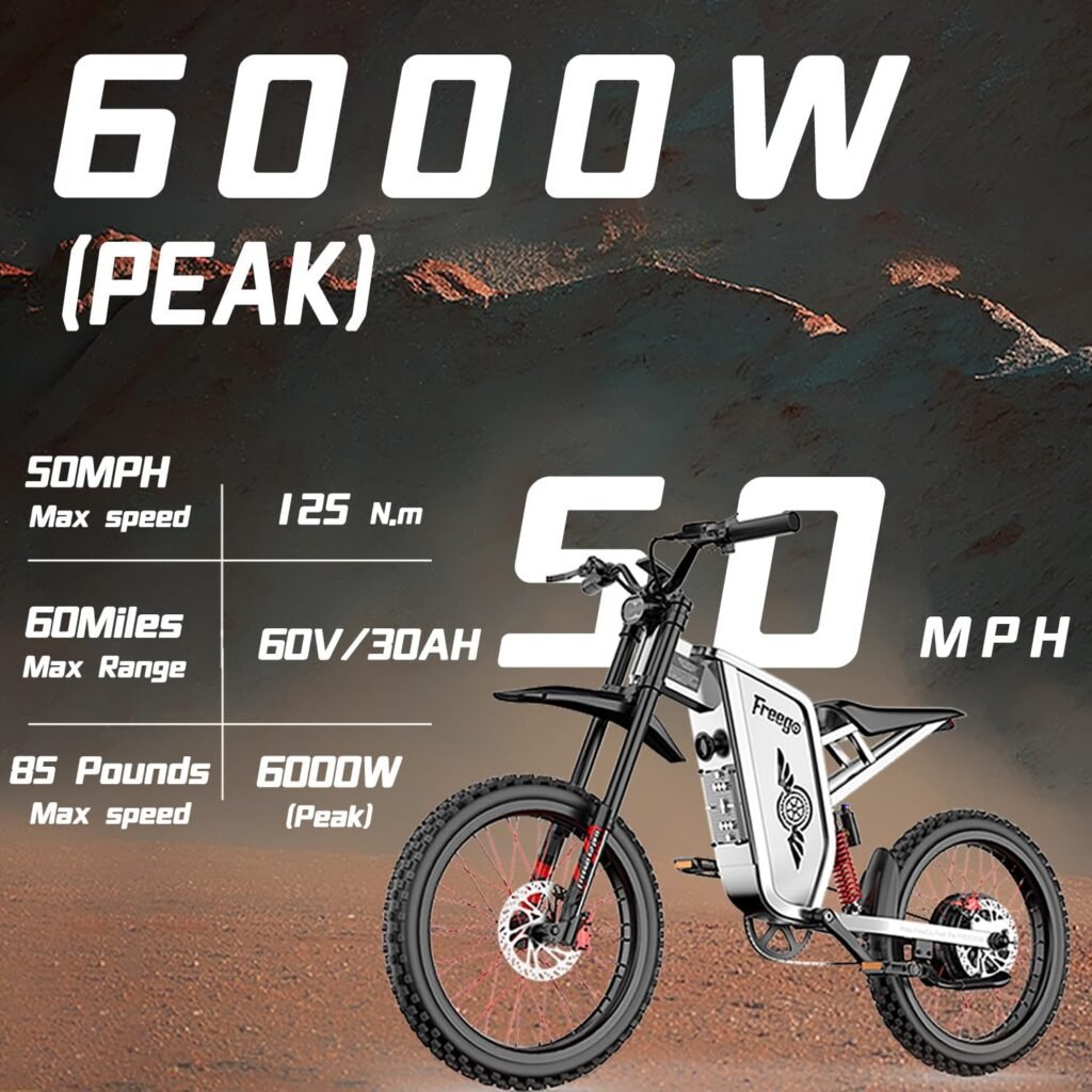 Natkie NX2 Pro Electric Dirt Bike 6000W